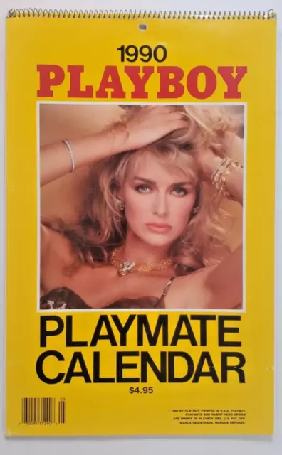 1990  Playboy Playmate Calendar In Sealed Mint Unused Condition  Nice!!!