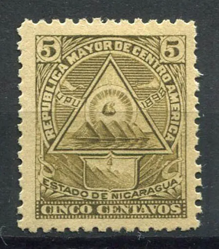 Nicaragua 1898 Mi. 101X Neuf * MH 100% 5C, armoiries