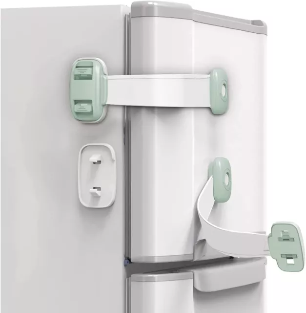 2 Pcs Fridge Lock, Refrigerator Lock for Children, Mini Fridge