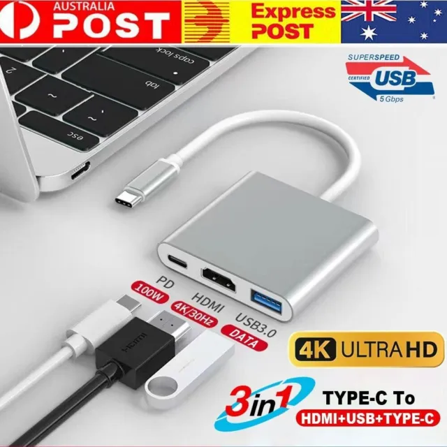 USB C TO HDMI Adapter 4K @60Hz Type C 3.1 Male to HDMI Female Cable Adapter  $19.97 - PicClick AU
