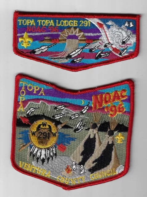 OA 291 Topa Topa '96 NOAC Flap Set RED Bdr. [MK-5266]