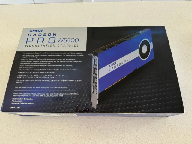 AMD Radeon PRO W5500 8GB GDDR6 Graphics Card