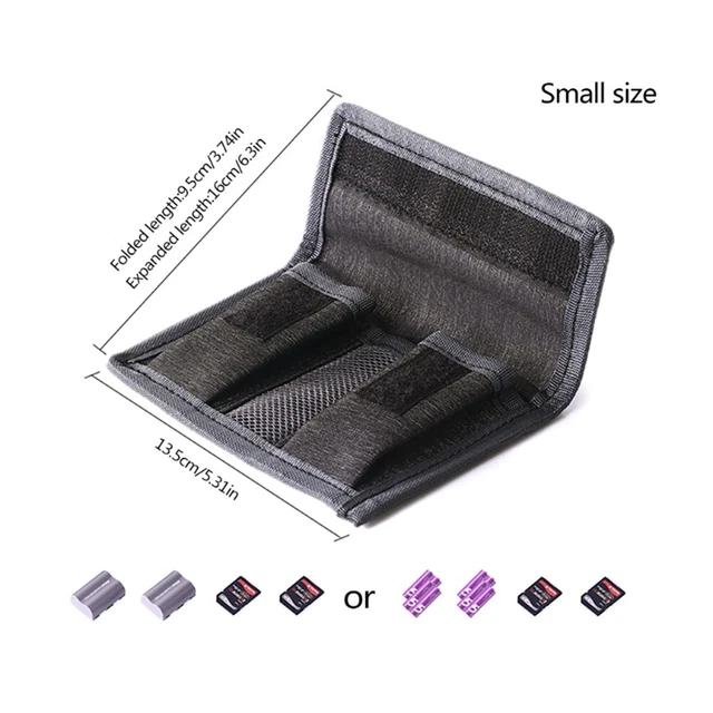 Sac de rangement étanche batterie et carte mémoire solution sécurisée et por