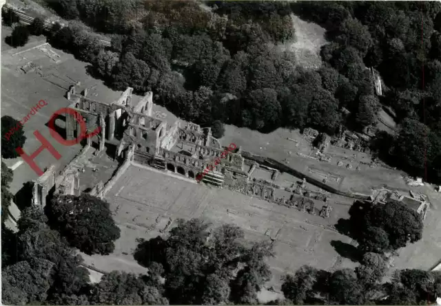 Postcard>>Furness Abbey, Air View from South West [Department of Environment]