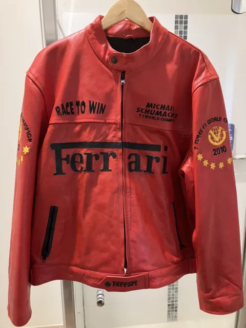 Michael Schumacher Ferrari Leather Jacket 3