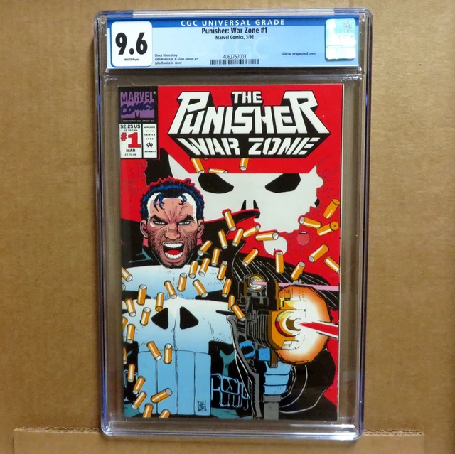 PUNISHER: WAR ZONE #1 CGC Graded 9.6 Marvel Comics 1992