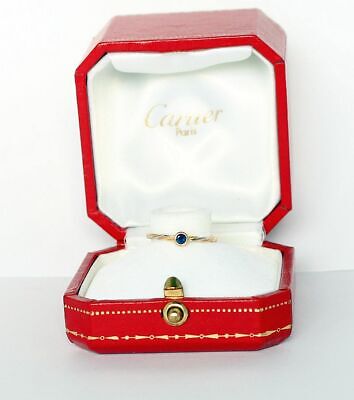 Cartier CARTIER Anneau Double-C-Logo Trinité Bande 18K/750 Tricolore Or Bague Gr.49 