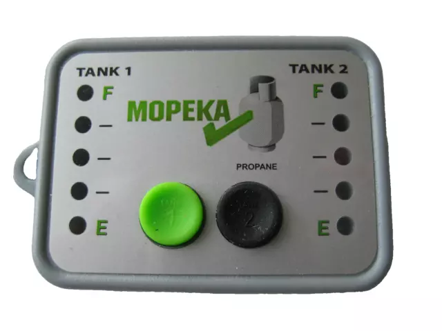 MOPEKA Monitor für Innenraum für bis zu 2 Stahl-Gasflaschen ohne Sensor WoMo Neu
