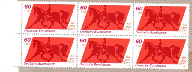 Bund MiNr. 1047 I im Sondermarkenheftchen zur Olympiade 1980 **