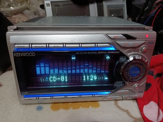 KENWOOD DPX-630M 2DIN Vintage CD MD JDM Tested Japan Used F/S