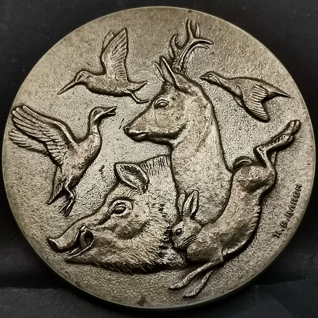 Médaille Office National De La Chasse 1981 – Bronze – Par Baron – Française