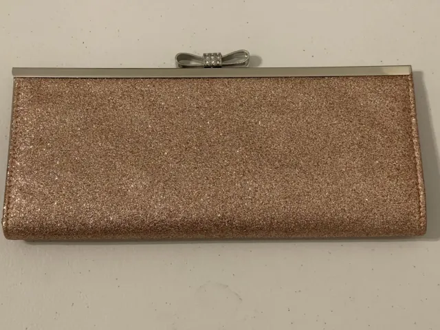 NWOT INC International Concepts Women’s Carolyn Pink Glitter Clutch