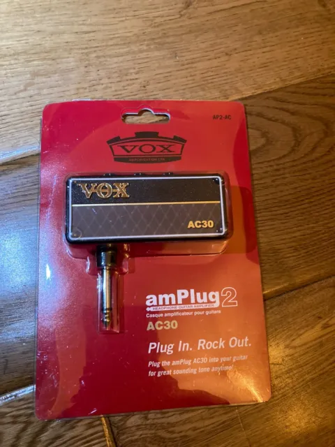 Vox Amplug 2 Headphone Guitar Amplifier AC30