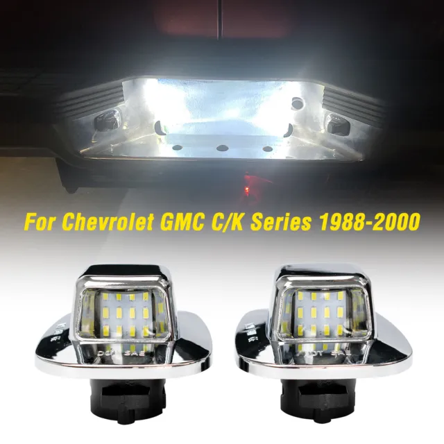 2stk Leuchte Kennzeichenbeleuchtung Kennzeichen für Chevy Silverado GMC  Sierra