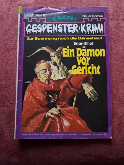 Gespenster-Krimi (Bastei) Heft 487 • Ein Dämon vor Gericht • von Brian Elliot