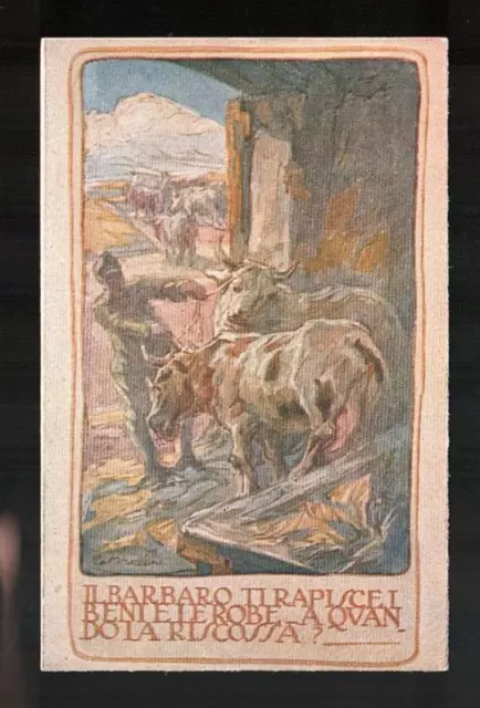 Cartolina Militare Non  Viaggiata Illustratore Mazzoni