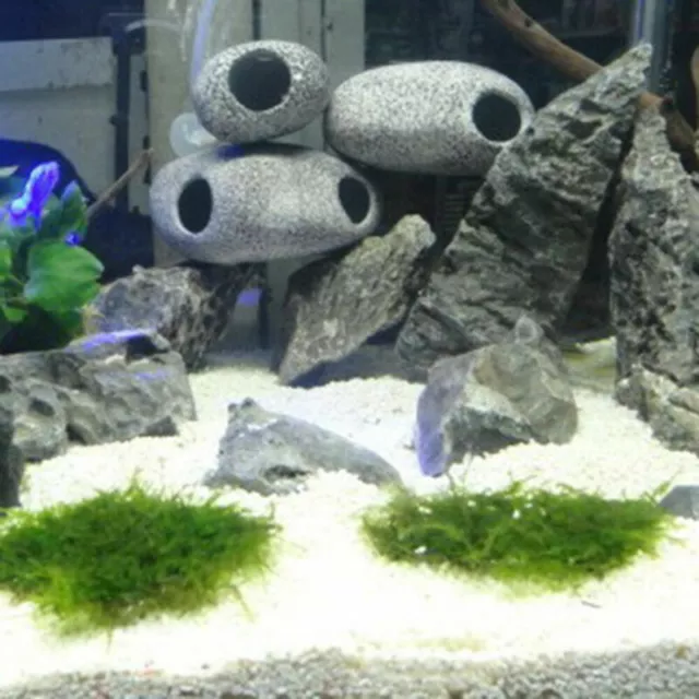 Aquarium Decor  Tank Resin Fish Cave Rock Pond Stones  Shrimps Cichlid rnament