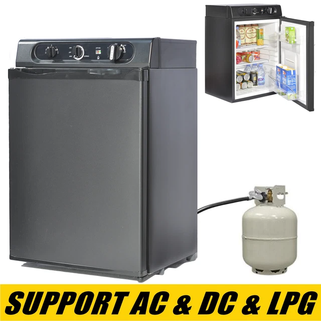 SMAD 2.1 Cu Ft Refrigerator 12V/110V 3Way Mini Fridge RV Car Camper Truck Cooler