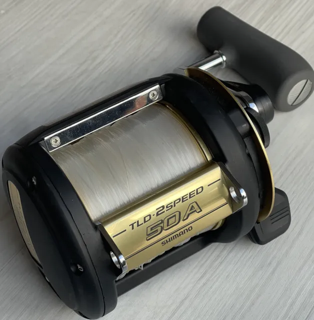 SHIMANO TLD 50 A - 2 Speed Fishing Reel - Once Used Comes With