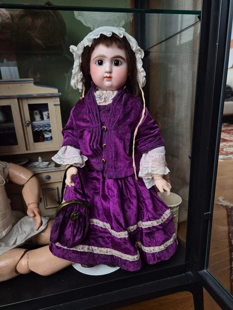 Poupon Jumeau Ancien Années 1940 - 40 Cm Avec Chaussures Baby Botte - Bon état