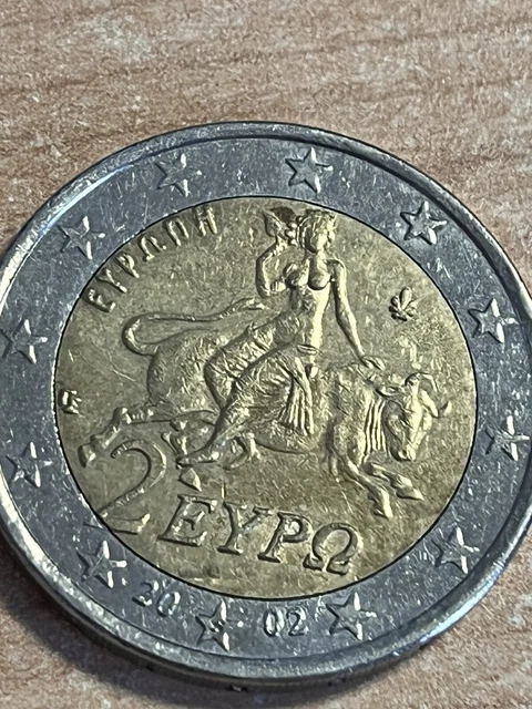 RARE PIÈCE 2 euros Grecques tapé S en Finlande ,2002 EUR 350,00 ...