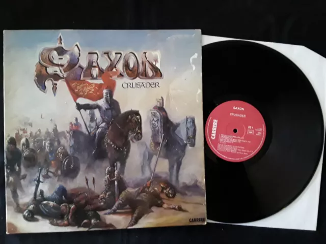 Saxon – Crusader- LP - 33T - Fra 1984 - VG+/VG+