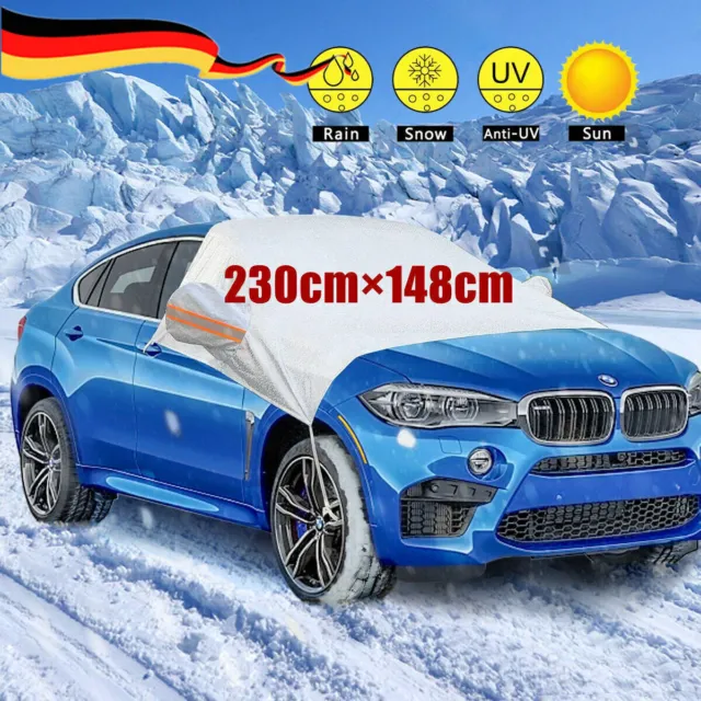 AUTO SCHEIBENABDECKUNG MAGNETISCH Frontscheibe Sonne Frost Schnee Winter  Schutz EUR 8,99 - PicClick DE