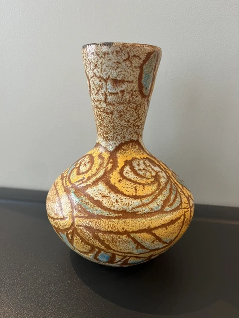 Vase en céramique Accolay - Africaniste vintage 1950