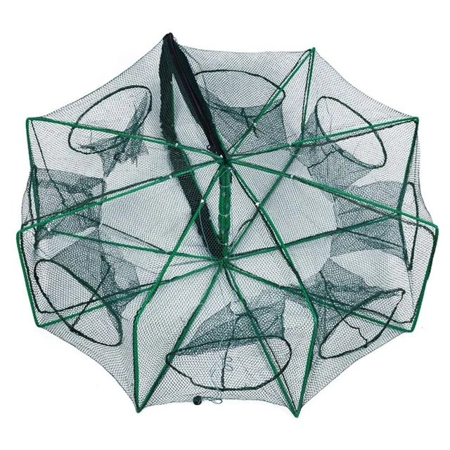 Trous de pêche automatique Cage filet à crevettes en nylon crabe