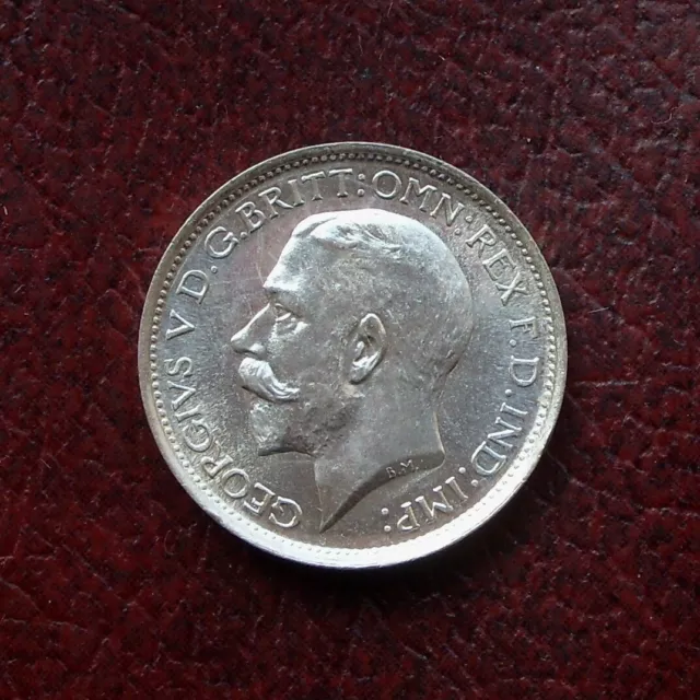 George V 1919 silver maundy fourpence