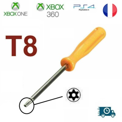 Tournevis Torx T8 manette Microsoft Xbox 360, Ps3, ps3 slim neuf envoi rapide