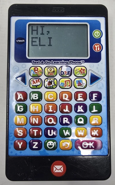 VTECH ABC TEXT And Go Learning Phone Interactive Educational Toy Tested ...