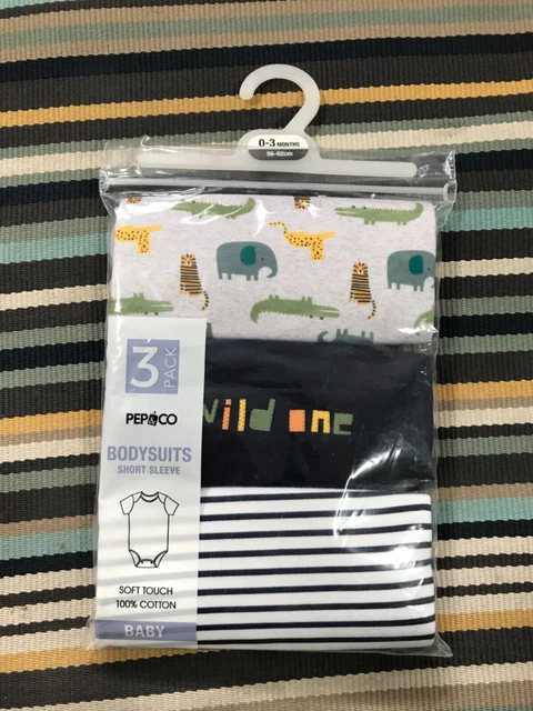 0-3 Months Baby Boy Vests Short Sleeve Bodysuits 🌈