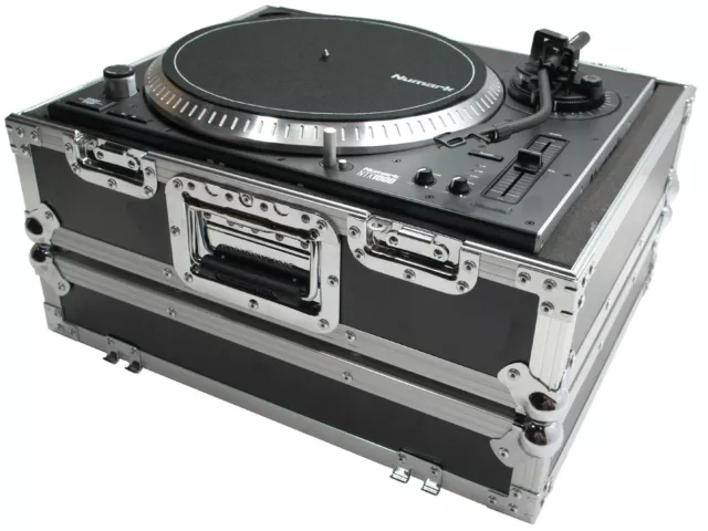 Harmony HC1200E Flight Foam Lined DJ Turntable Custom Case fits Pioneer PLX1000