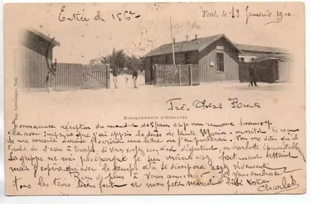 CROUVES - Meurthe and Moselle - CPA 54 - barracks - barracks cp 1900
