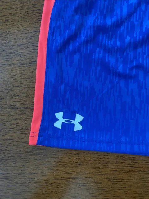 UNDER ARMOUR TECH Shorts Blue/Pink Athletic Size Youth XL New With Tag ...