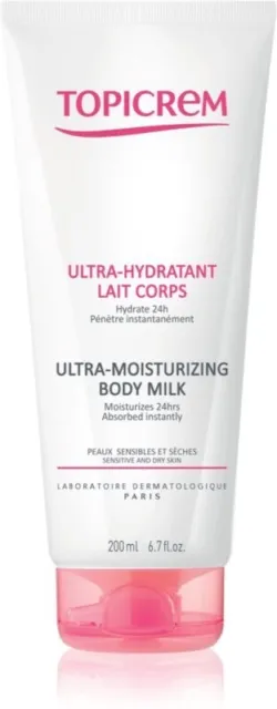 Topicrem UH BODY Ultra-Moisturizing Body Milklait corporel hydratant en profond