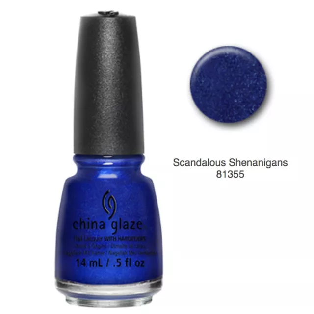 China Glaze Nail Lacquer Hardener Nail Polish Scandalous Shenanigans 0.5 fl oz