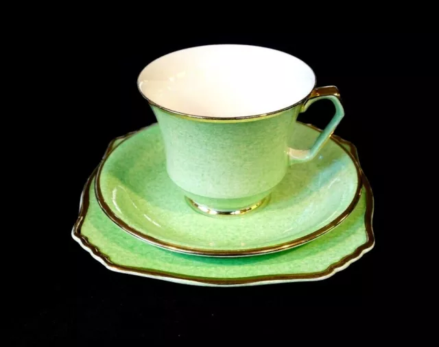 Beautiful Royal Winton Grimwades Green Trio