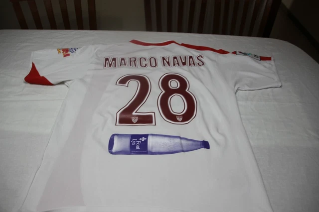 Maillot Vintage Officiel Sevilla FC Joma - Taille M - Publicité 12BET N°8 Zokora