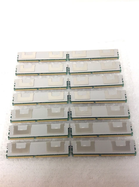 128GB (8GBx16)Samsung 8GB PC2-5300 DDR2-667MHz ECC 2Rx4 Memory M395T1K66AZ4-CE66