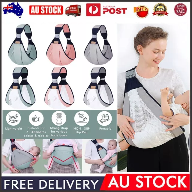 Lightweight Baby Carriers Breathable Sling Newborn Toddler Ergonomic Backpack AU