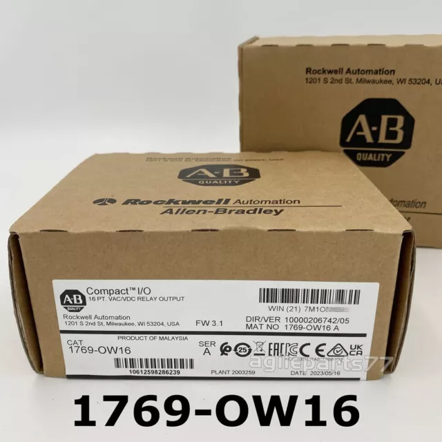 AB 1769-OW16 CompactLogix Relay Output Module New Factory Sealed 1769OW16