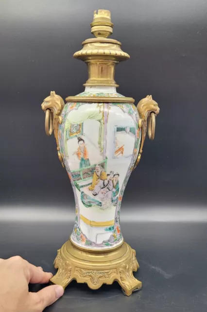 Chinese 18th / 19th Century Famille Vert Vase Amazing Quality