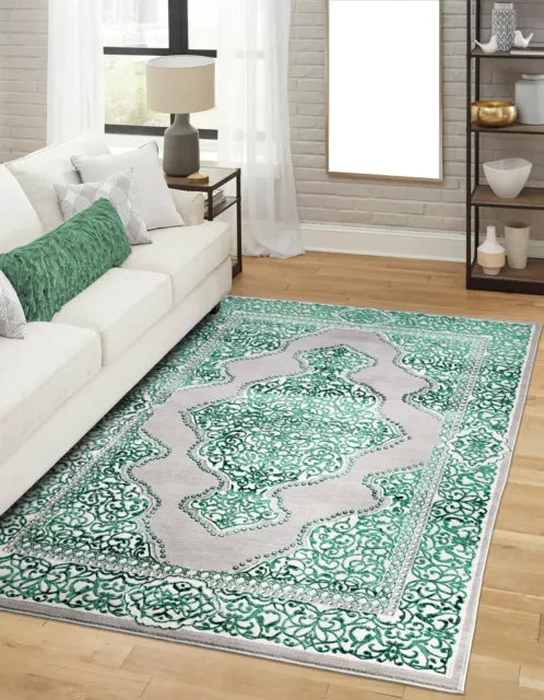 Luxury Traditional Large Area Rugs Bedroom Living Room Carpet Hallway Runner Rug