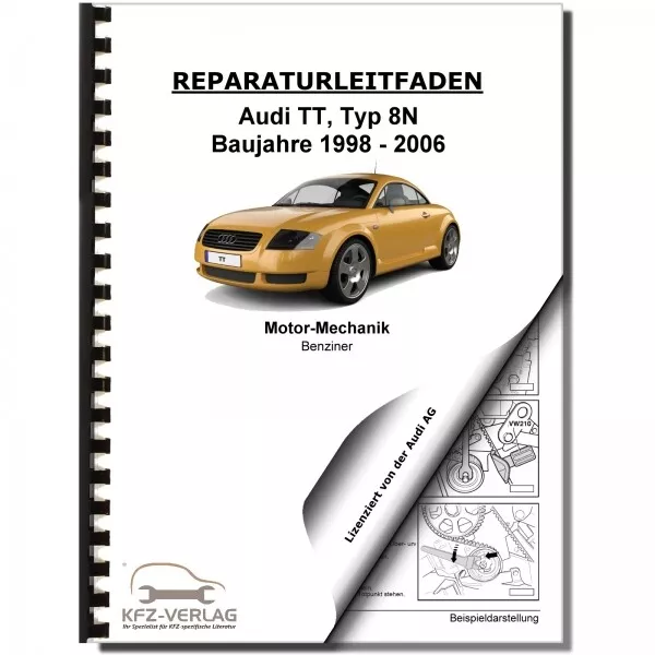 Audi TT, Typ 8N (98-06) 6 Zylinder 3,2l Benzinmotor 250 PS - Reparaturanleitung