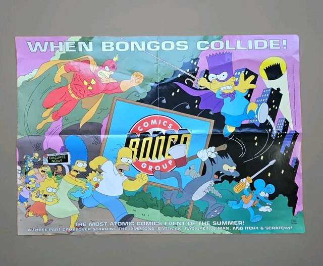 VINTAGE THE SIMPSONS Poster Book 1990 $41.35 - PicClick CA