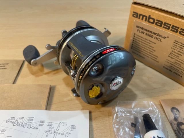 abu garcia ambassadeur 5500 hcl 5500C Factory Tuned Black JDM TACKLE HEAVEN Synchronized level wind system improves line lay and castability. Abu Garcia 5500 S LC