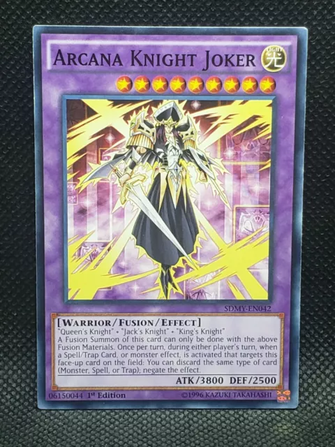 Yugioh Arcana Knight Joker SDMY-EN042 1st Edition NM Condition