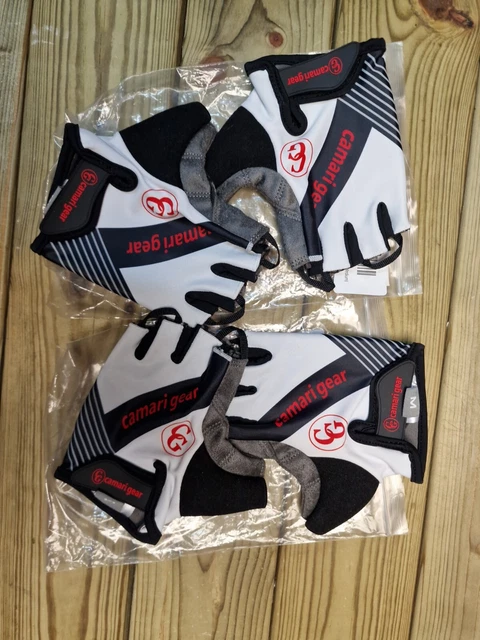 Camari Gear Sports Half Finger Gloves Size M X 2 Pairs